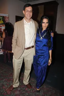 Rajat Kapoor and Neha dhupia at Phas Gaye Re Obama music launch