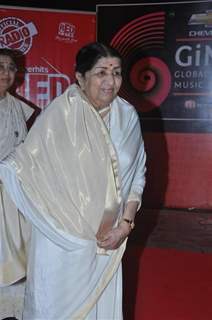 Lata Mangeshkar at Global Indian Music Awards on Wednesday night at Yash Raj Studios