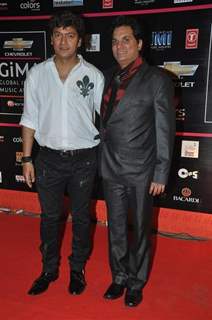 Aadesh Shrivastava and Lalit Pandit at Global Indian Music Awards at Yash Raj Studios