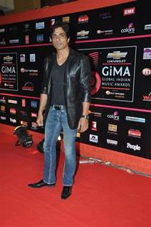 Sonu Sood at Global Indian Music Awards at Yash Raj Studios