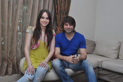 Maradona Rebello and Hazel at Press meet of 'Dunno Y Na Jaane Kyun...'