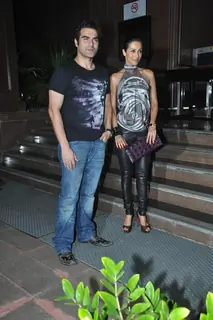 Arbaaz and Malaika Arora Khan at Baba Dewan's Birthday bash, Taj Land's End