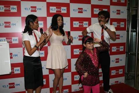 Tanushree Dutta and Saloni Daini spotted at the Big FM office in Andheri