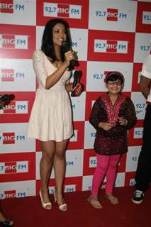 Tanushree Dutta and Saloni Daini spotted at the Big FM office in Andheri