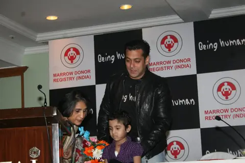 Salman Khan at the Human Marrow Donor press meet