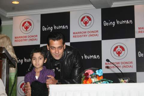 Salman Khan at the Human Marrow Donor press meet