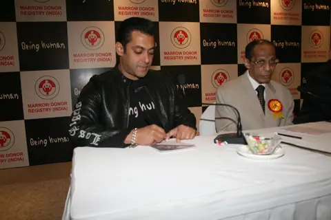 Salman Khan at the Human Marrow Donor press meet