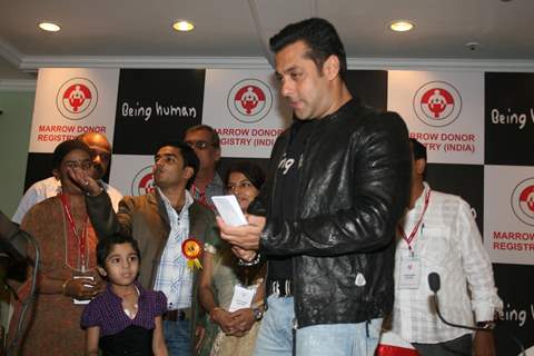 Salman Khan at the Human Marrow Donor press meet