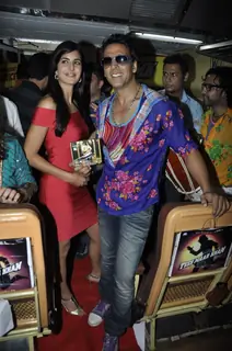 Akshay and Katrina at Tees Maar Khan music launch