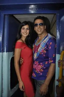 Akshay and Katrina at Tees Maar Khan music launch