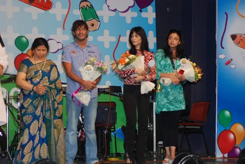 Chunky Pandey, Anupama Kher and Tanushree Dutta spend time with kids at Umeed event hosted by Manali Jagtap at Rang Sharda