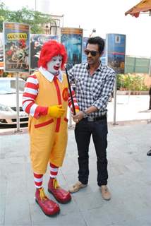 Arjun Rampal celebrate Children’s Day with underprivileged kids at McDonalds at Fun Republic in Andheri, Mumbai
