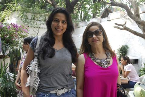 Pooja Bedi at 10th anniversary bash of Olive in Bandra