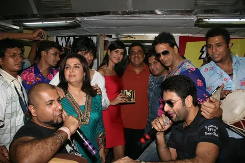 Cast and Crew at Tees Maar Khan music launch