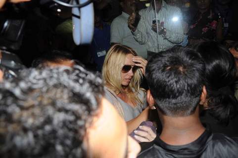 Bigg Boss Season 4: Pamela Anderson arrives at the Mumbai International Airport