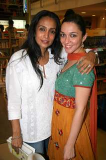 Nauheed Cyrusi and Suchitra Pillai at Urban Shots book launch at Crossword