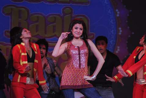 Anushka Sharma perfomed at Band Baaja Barat promotional musical event at Yashraj Studio