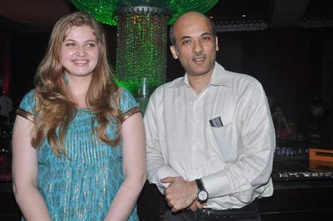 Sooraj Barjatya with Vidhi Kasliwal in Launch of &quot;Isi Life Mein&quot; Film