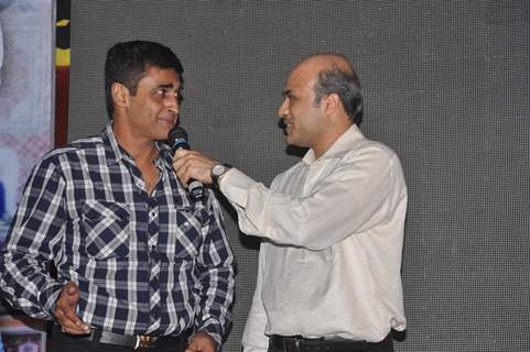 Sooraj Barjatya with Mohnish Behl in Launch of &quot;Isi Life Mein&quot; Film