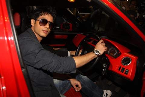 Shahid Kapoor at Autocar Show