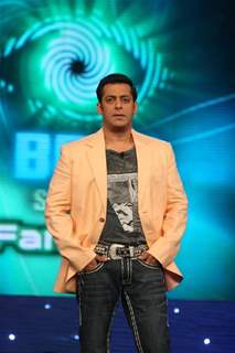 Salman Khan on the sets of Bigg Boss 4 House