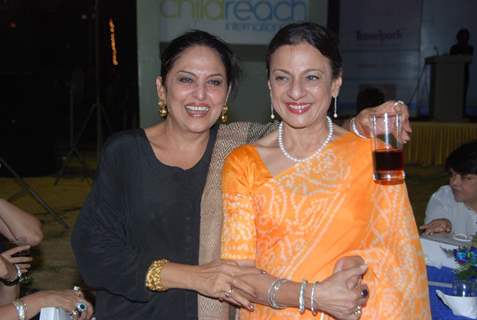 Tanuja Mukherjee and Anju Mahendroo at Child Reach NGO event