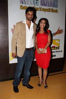 Sanjay Dadheech and Preetika Chawla at Shahrukh Bola Khoobsurat Hai Tu film premiere at Cinemax