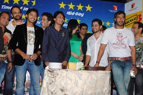 Cast and Crew at Golmaal 3 success bash at Hyatt Regency