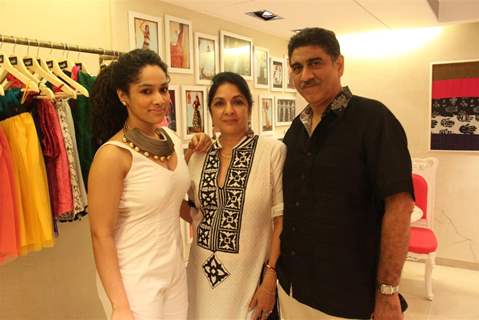 Neena Gupta at innaguration of fashion designer Masaba Gupta's first standalone store''MASABA''