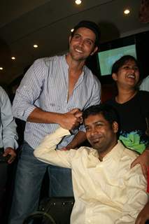 Hrithik Roshan at special show of Guzaarish for special kids and paraplegic patients at PVR Cinemas