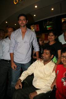 Hrithik Roshan at special show of Guzaarish for special kids and paraplegic patients at PVR Cinemas