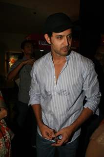 Hrithik Roshan at special show of Guzaarish for special kids and paraplegic patients at PVR Cinemas