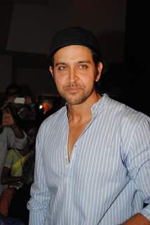 Hrithik Roshan at special show of Guzaarish for special kids and paraplegic patients at PVR Cinemas in Juhu, Mumbai