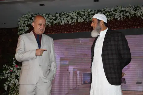 Anupam Kher and Gulshan Grover at the launch of the film 'Kuch Log' based on 26/11 attacks
