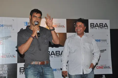 Ajay Devgan at Madhur Bhandarkar upcoming romantic comedy film “Dil Toh Baccha Hai Ji” first look