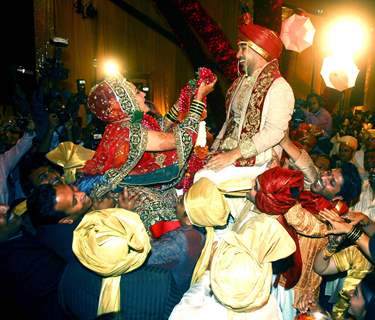 Nitish Rane's wedding reception at Mahalaxmi Race Course