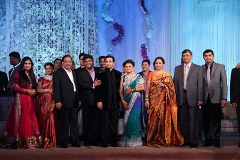 Nitish Rane's wedding reception at Mahalaxmi Race Course