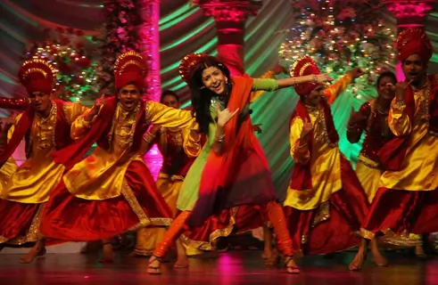 Anushka Sharma on the sets of Saas Bina Sasural
