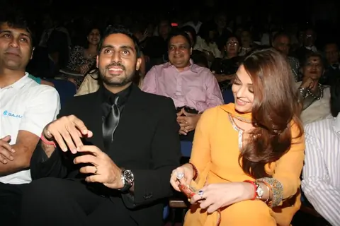 Abhishek and Aishwarya Rai Bachchan at Positive Health Award 2010 at NCPA