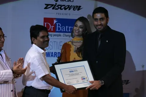 Abhishek and Aishwarya Rai Bachchan at Positive Health Award 2010 at NCPA