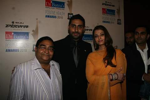 Abhishek and Aishwarya Rai Bachchan at Positive Health Award 2010 at NCPA