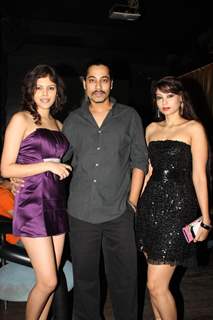 Sunaina, Chetan Ghade and Anangsha Biswas at the celebration party of Kaalo for winning the SA Horro