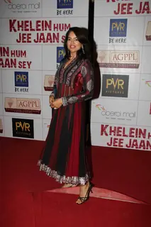 Sameera Reddy at Premier Of Film Khelein Hum Jee Jaan Sey