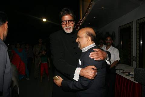 Amitabh Bachchan at Sameer daughter Shanchita & Abhishek wedding at Sun and Sands wedding reception