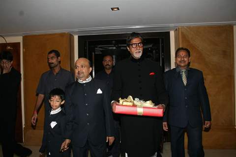 Amitabh Bachchan at Sameer daughter Shanchita & Abhishek wedding at Sun and Sands wedding reception