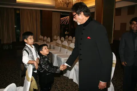 Amitabh Bachchan at Sameer daughter Shanchita & Abhishek wedding at Sun and Sands wedding reception