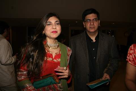 Alka Yagnik at Sameer's daughter Shanchita & Abhishek wedding at Sun and Sands wedding reception