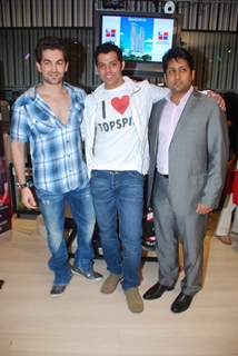 Neil launches Baqar's Top Spin Fitness studio at Napean Sea Road. .