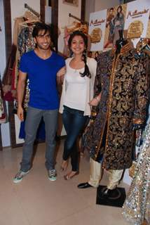 Anushka and Ranveer at Band Baaja Baarat wedding collection launch at Inorbit Mall. .