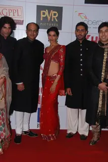 Team of &quot;Khelein Hum Jee Jaan Sey&quot; at the premiere of the movie in Mumbai. .